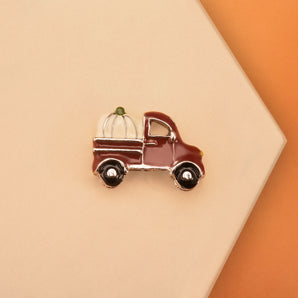 White Pumpkin Truck Charm