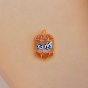 Orange Pumpkin Charm