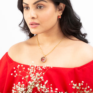 Royal Delite Twist Soulful Locket set