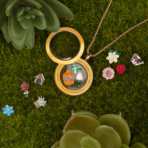Orange Pumpkin Charm